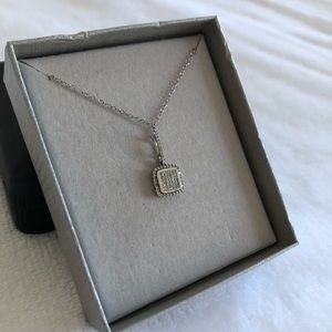 Diamond Square Necklace